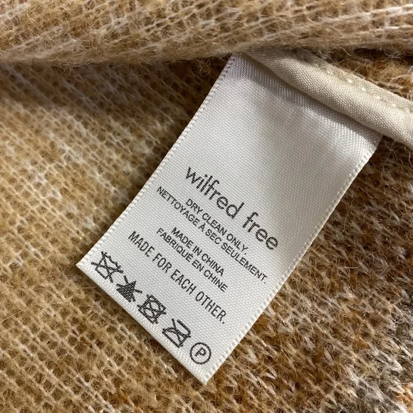 New Wilfred Free The Ganna Shirt Jacket Size XL COLOUR Elaine WLDWD BROWN⭐️⭐️⭐️ - Picture 14 of 17